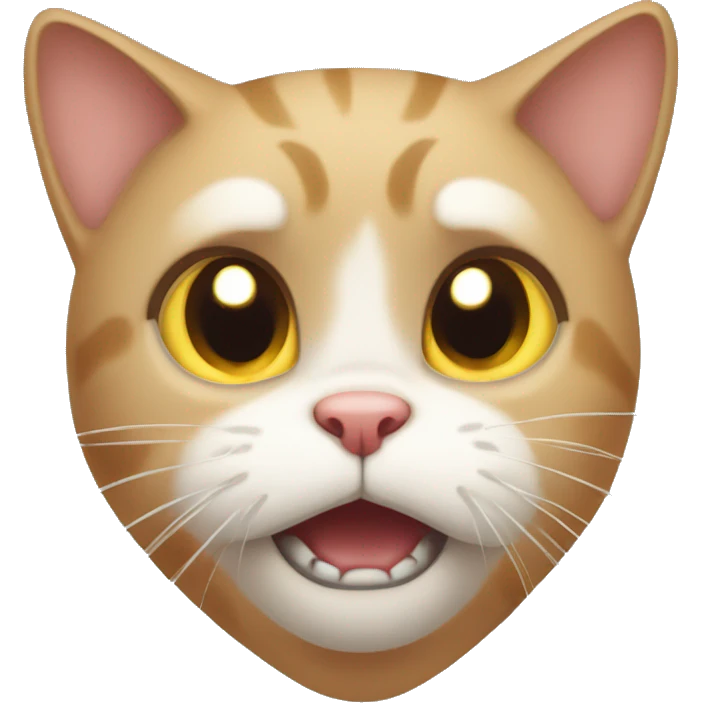 frightened kitty emoji