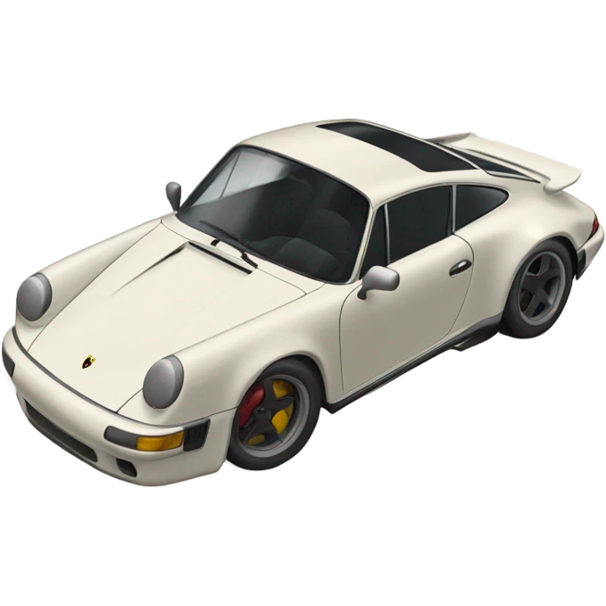 Off white Porsche emoji