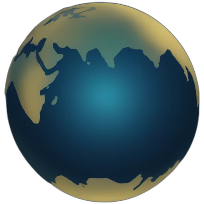 globe in night emoji
