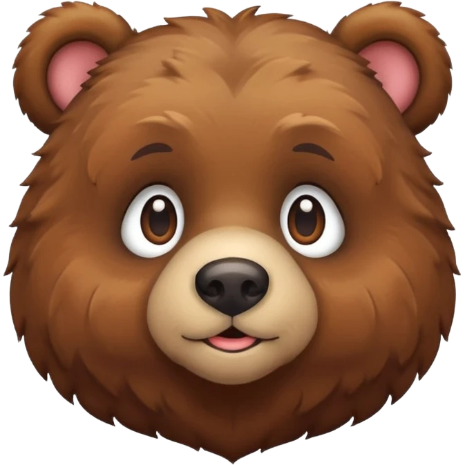 Cute bear emoji