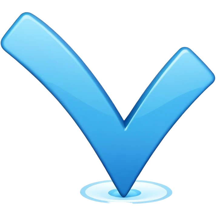 Centang biruentang biru emoji