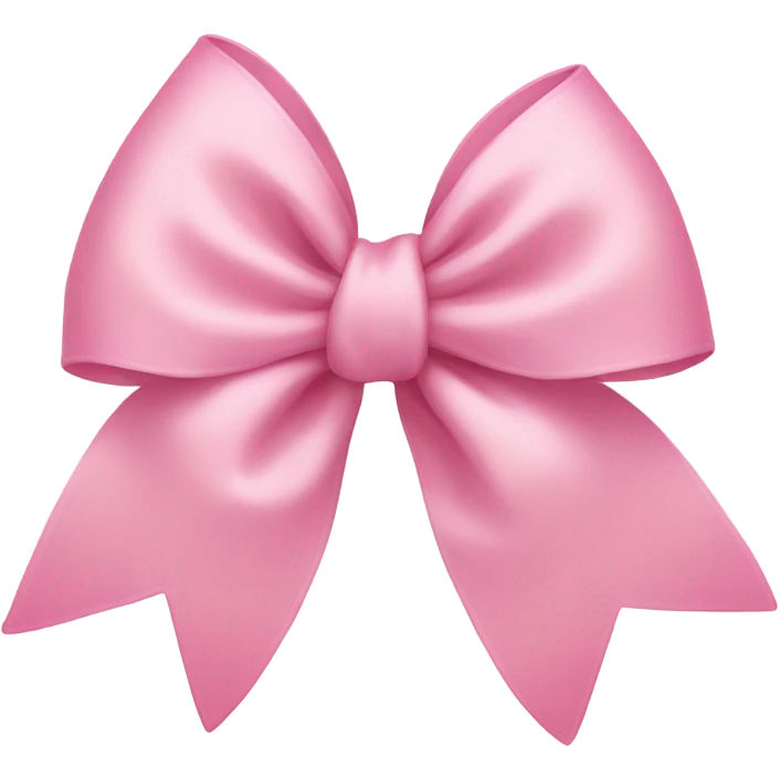 Light pink bow emoji
