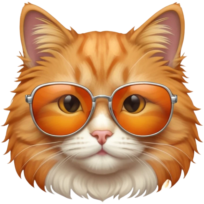 Cat wearing sunglasses emoji