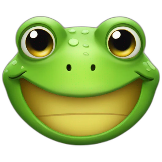 frog smiling emoji