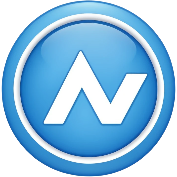 Un circulo celeste con una palomita blanca dentro un check emoji