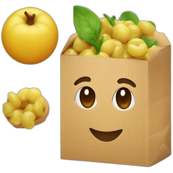 edible cardboard emoji