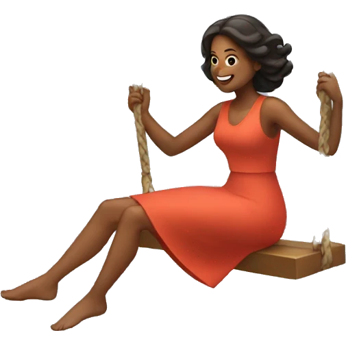 WOMAN SWINGING emoji