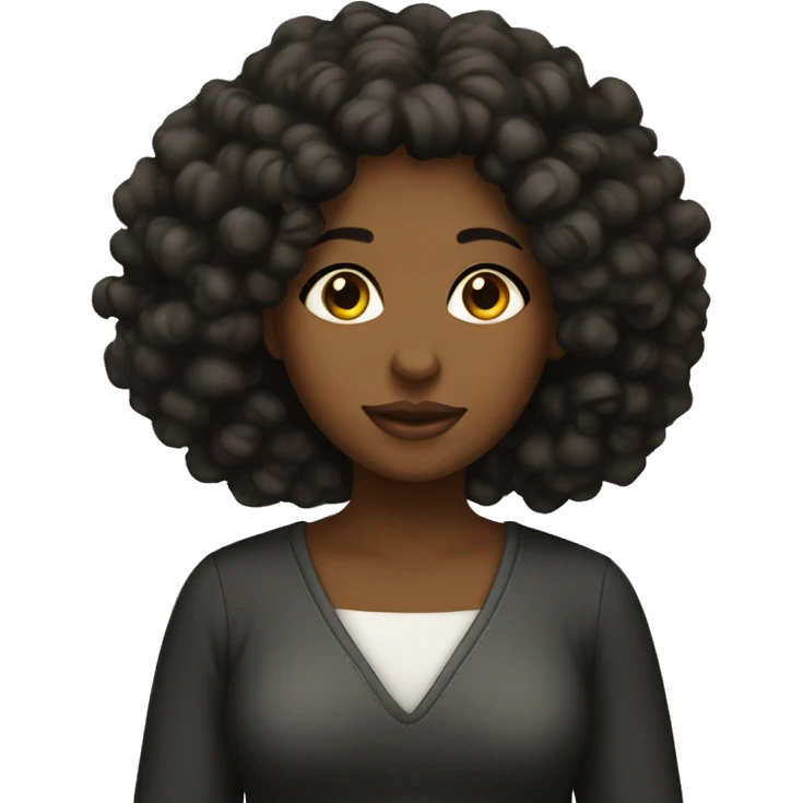 Bible Afro Latina girl study  emoji