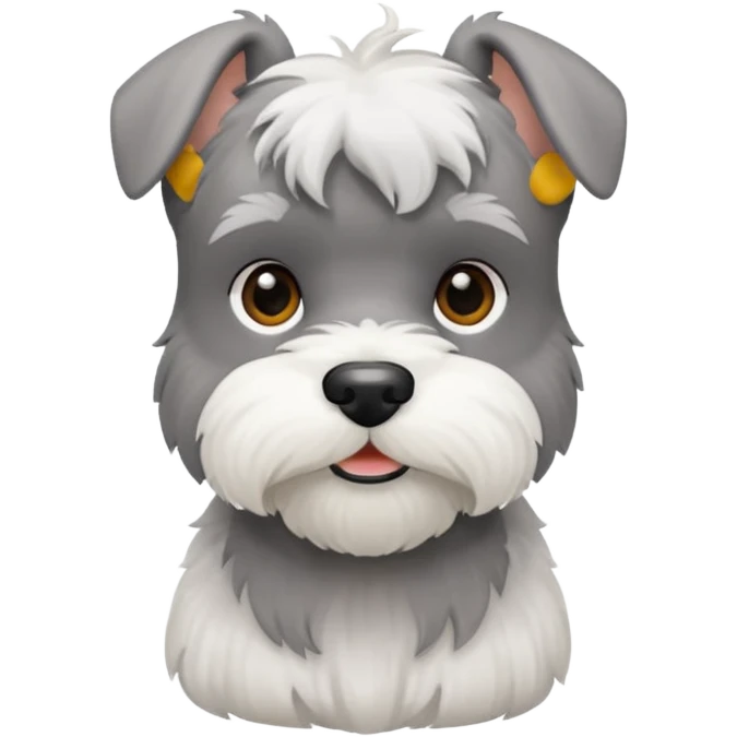 schnauzerwhite mini schnauzer emoji