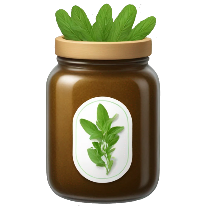Jar of herbs emoji