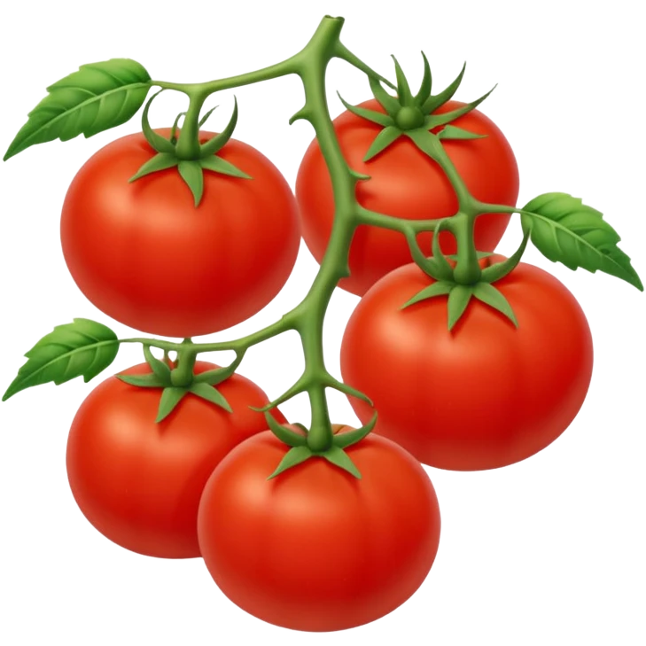 3 tomatoes on the vine emoji