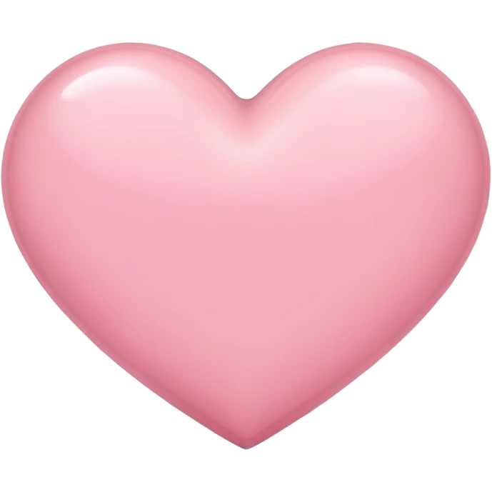 light pink heart  emoji