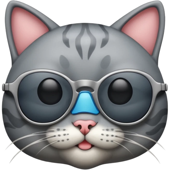 Cat wearing sunglasses emoji