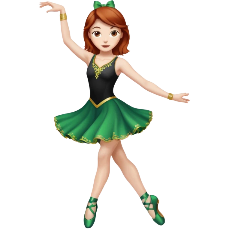 irish woman dance shoes emoji
