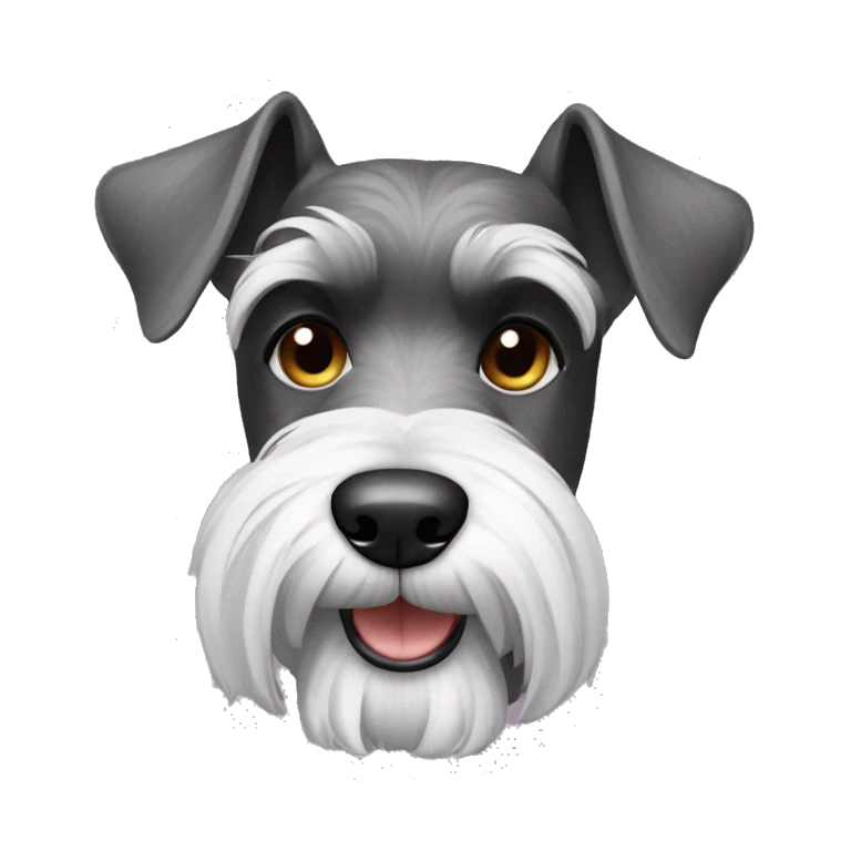 Dog schnauzer  emoji