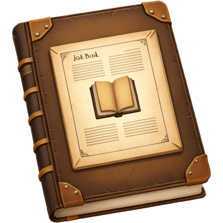 low poly JOB BOOK HISTOIRCAL  emoji
