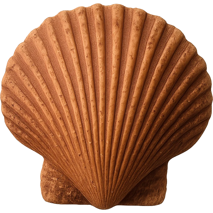 brown seashell, remove background emoji