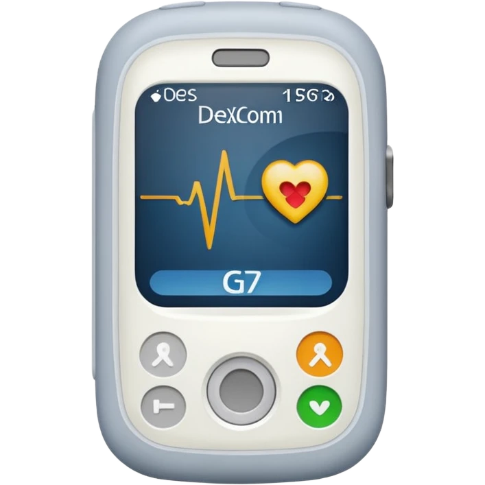 Dexcom g7  emoji