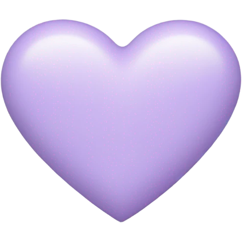 Lilac heart emoji