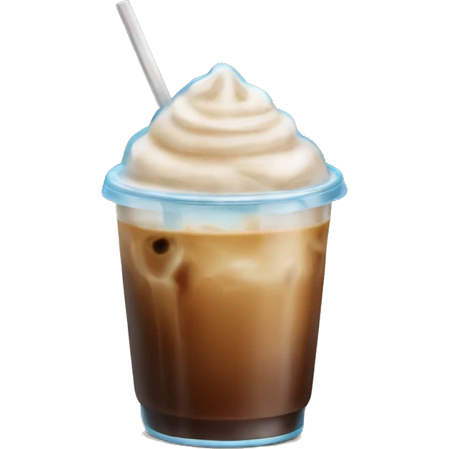 Iced coffee emoji