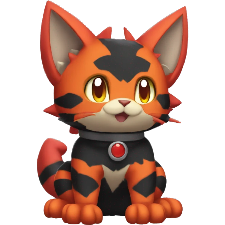 Litten Torracat Incineroar Fakemon emoji
