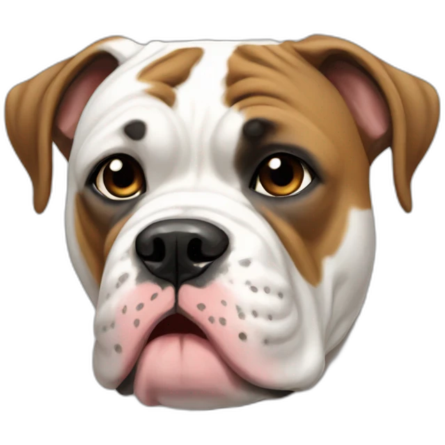 An American Bulldog emoji
