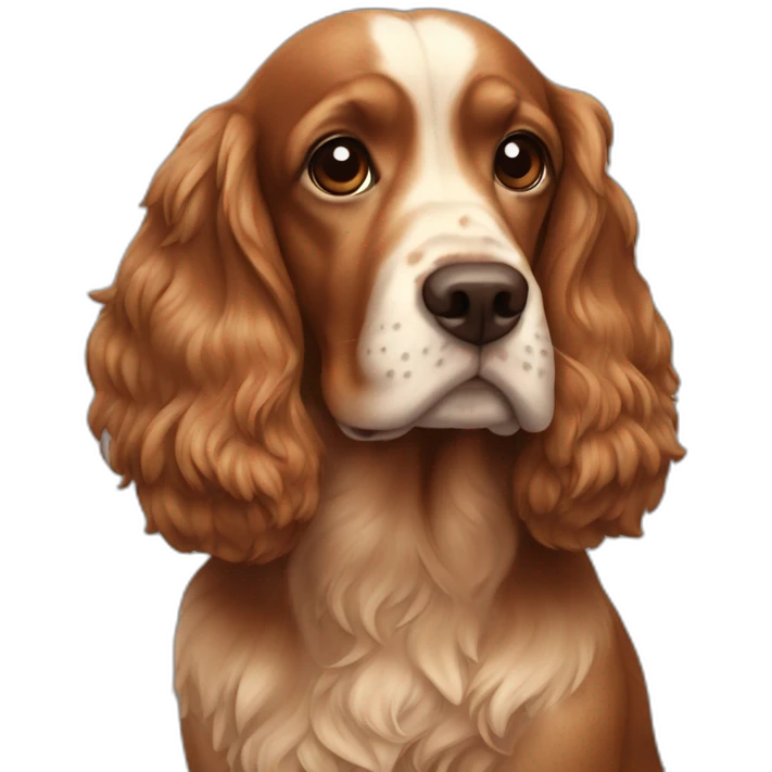 cocker marron emoji