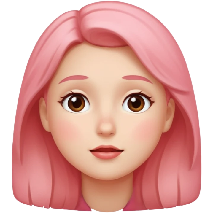 Looking up while blushing  emoji