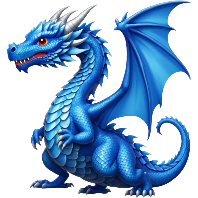 Blue dragon emoji