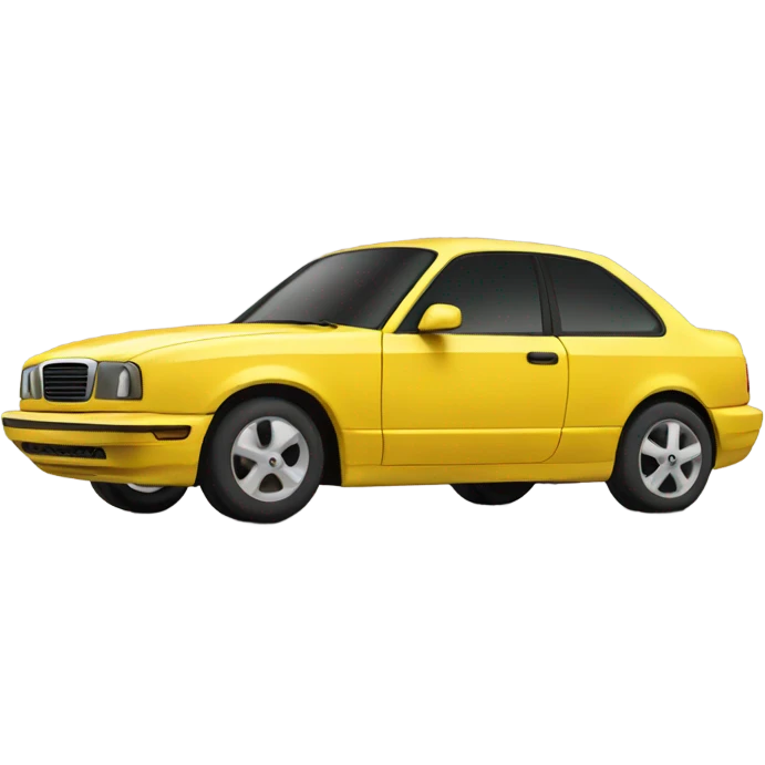 Yellow car  emoji