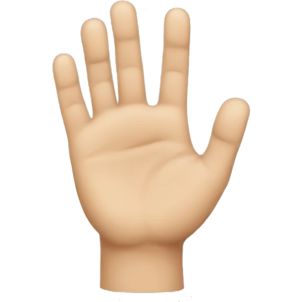 Face with hand on it emoji