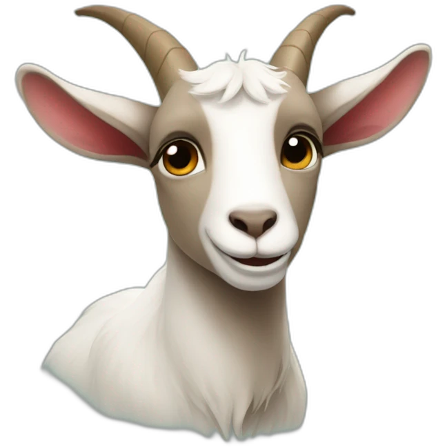 Goat in love emoji