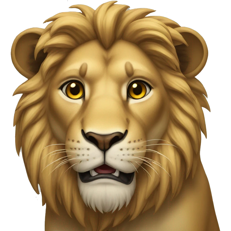 lion qui pleure emoji