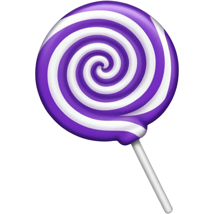 pirulito roxo e branco emoji