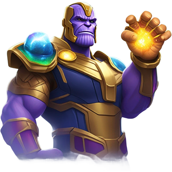 Thanos infinity stone gloves emoji