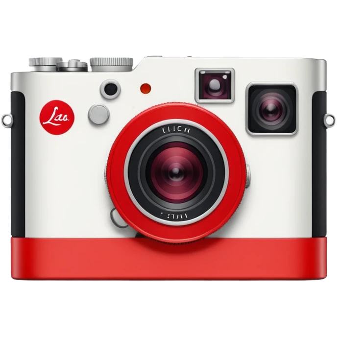 The leica logo not with camera emoji