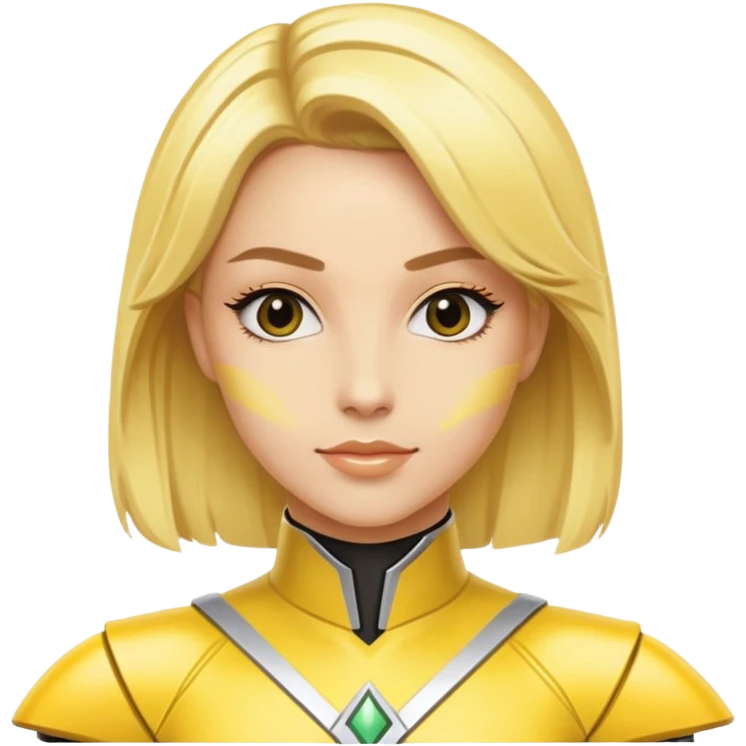 Princess yellow power ranger emoji