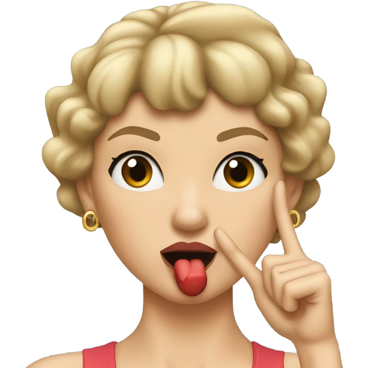 Taylor Swift shushing emoji