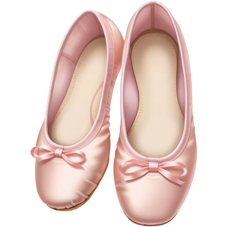 Pale pink ballet shoes emoji