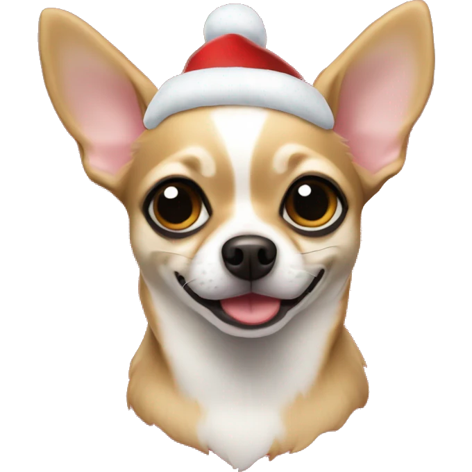 chirstmas Chihuahua emoji