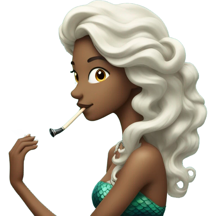 Mermaid Smoking emoji