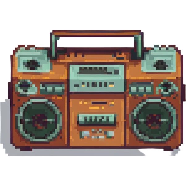 a boombox emoji