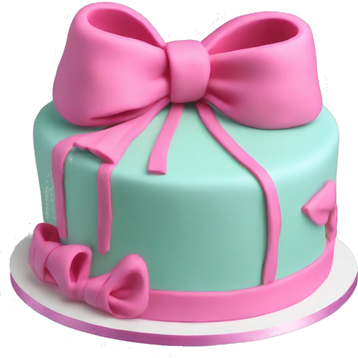 Bow cake  emoji