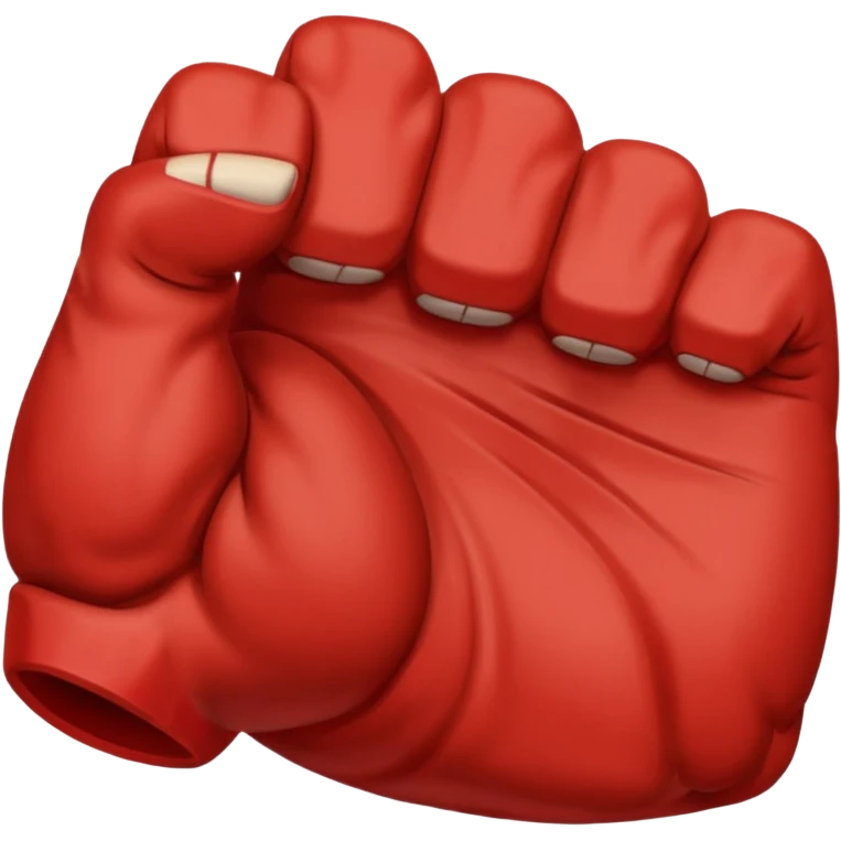 red fist emoji