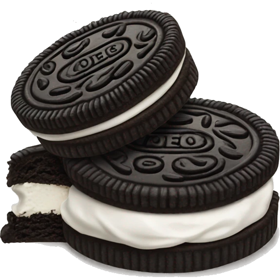 Two Oreos cookies emoji
