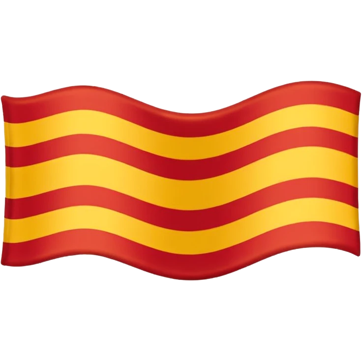 Uma bandeira da região da Catalunha emoji