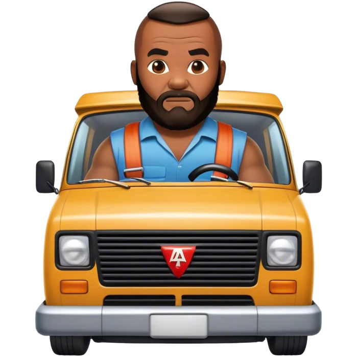 A-team van Mr. T emoji
