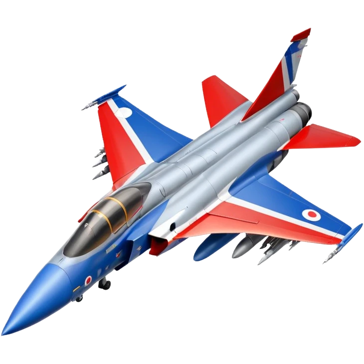 the french mirage fighter jet with the french flag behind it emoji