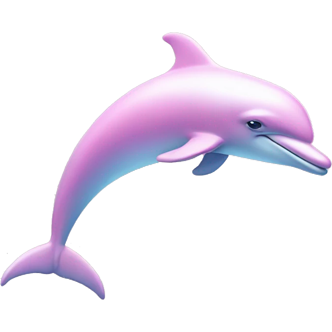 Pastel-pink-colors-dolphin emoji