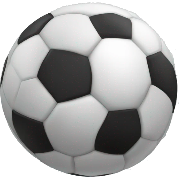Soccer ball going in goal emoji